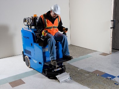 Floor stripping machines