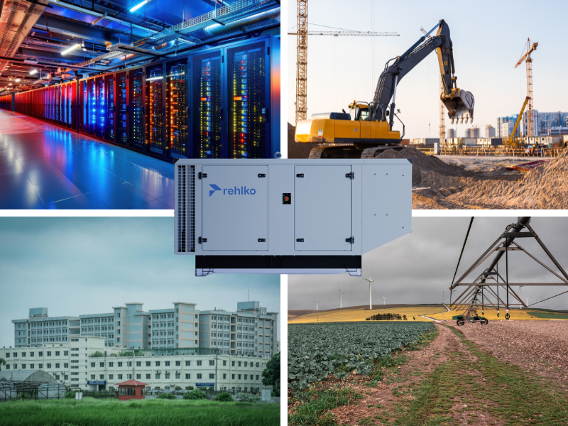 Aplicații pentru generatoare industriale